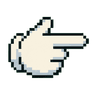 Pointing hand